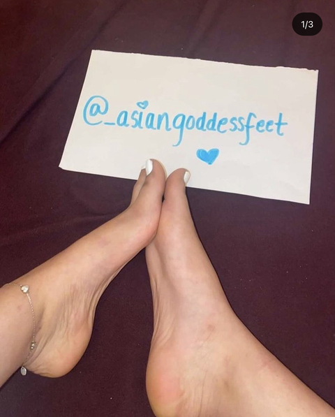 asiangoddessfeet onlyfans leaked picture 1