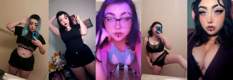 witchygothgf onlyfans leaked picture 1